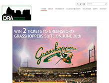 Tablet Screenshot of greensborodra.org